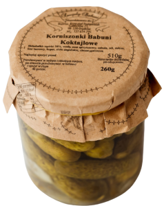 Korniszonki Babuni Koktajlowe 510 g